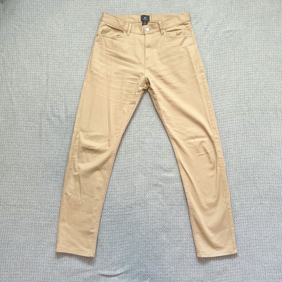 H&M Pants Hm Mens Slim Fit Coupe Etroite Beige Pants Poshmark